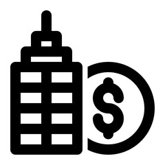 enterprise, business, company, corporate outline icon