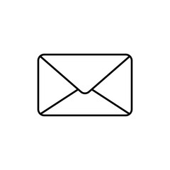 email icon linear logo isolated