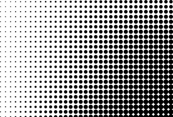 abstract gradient halftone dots background Pop art template texture Vector illustration	