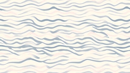 Gentle Teal Waves Backdrop in Muted Pastel Tones