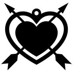 Valentine heart-shaped ornament, valentine laser cut heart design