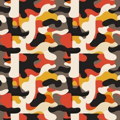 boot graphic seamless pattern