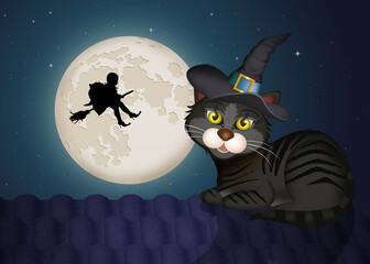 illustration of Epiphany night