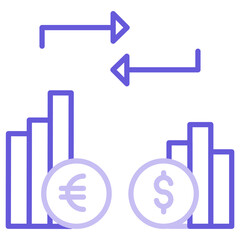 Obraz premium Exchange Rate Icon