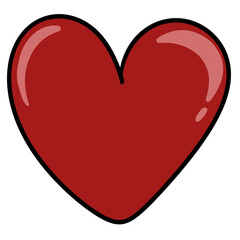 red heart icon