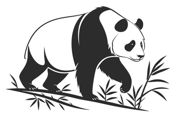 panda in the forest