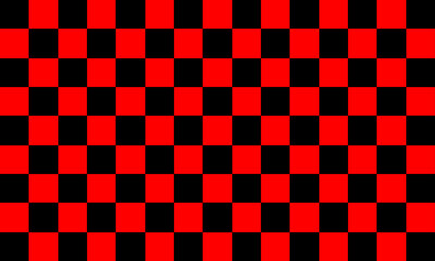 Chessboard Isolated Red Black Abstract Background, Background chess table and backdrop
