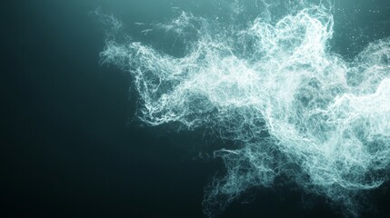 Abstract representation of flowing water or liquid, evoking a sense of movement and tranquility.