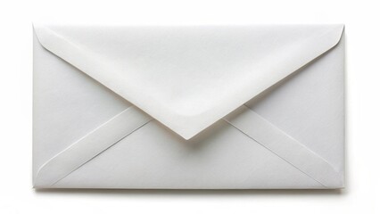 white envelope isolated on a white background
