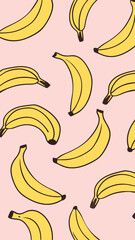 Obraz premium banana pattern