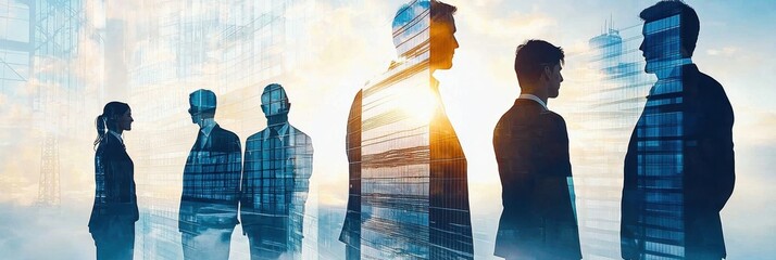 Visual representation of human resources and enterprise resource planning (ERP).