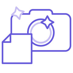 Obraz premium Cleaning Camera Icon