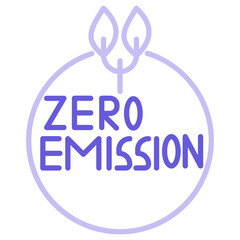 Zero Emission Icon