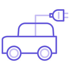 Electric Car Icon