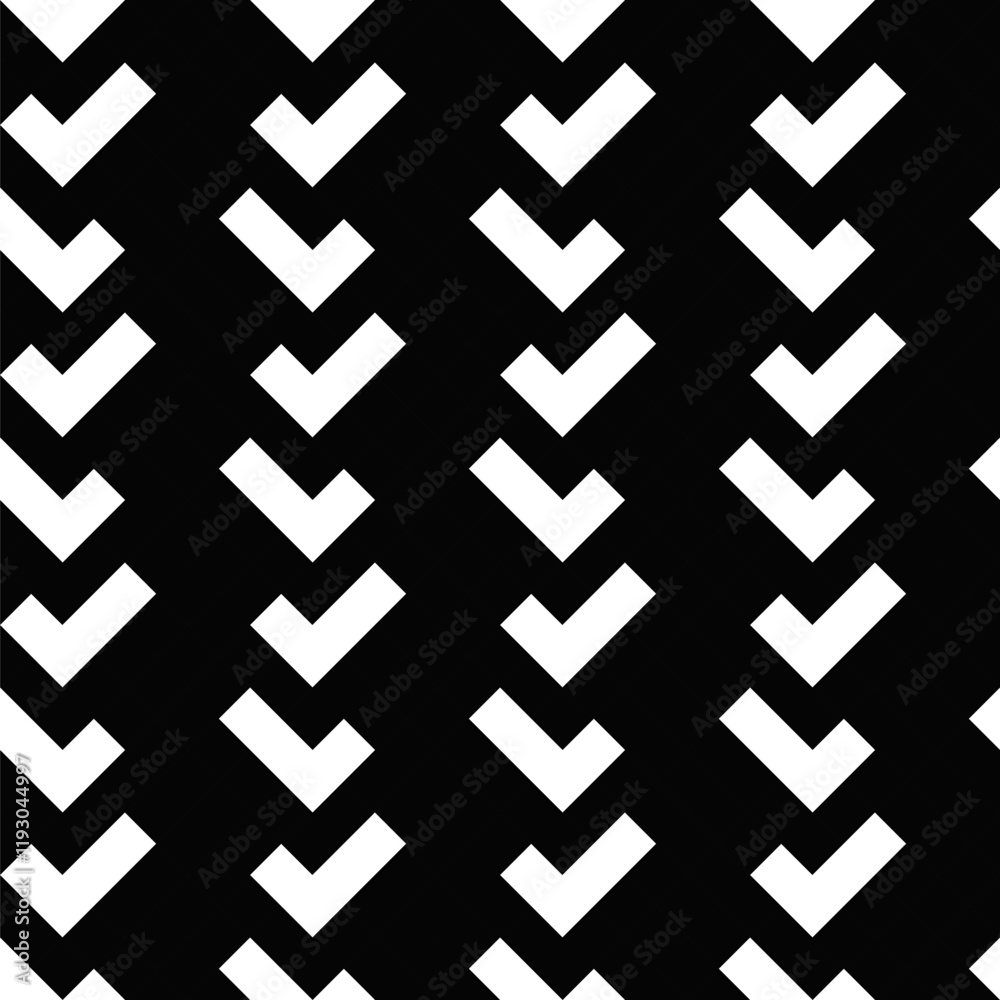 Poster random diagonal mosaic pattern background - monochrome repetitive vector design