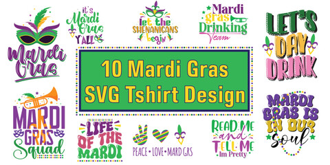 Mardi Gras svg Bundle,Mardi Gras tshirt design, Happy Mardi Gras svg, Fleur De Lis svg bundle, Mardi Gras Coquette Bow png, Hand Drawn design, Brushstroke Mardi Gras