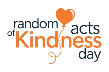 Celebratory graphic for Random Acts of Kindness Day