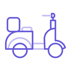 Delivery Bike Icon