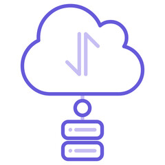 Cloud Hosting Icon
