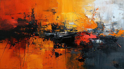 Drawing of Black and Beige Minimal Line Style Neutral Watercolor Abstract Background