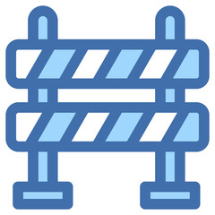 Obraz premium Roadblock Icon