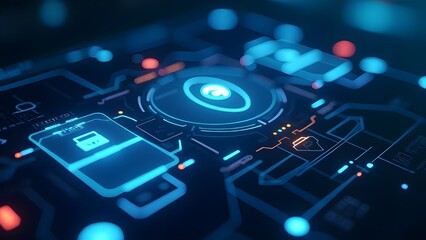 Augmented reality gaming interface with interactive control panels