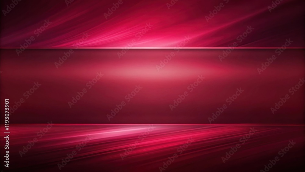 Aufkleber Abstract Crimson Background with Horizontal Stripe and Gradient Floor