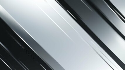Abstract design featuring sleek, diagonal lines in black and white, evoking modern elegance and minimalist aesthetics