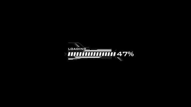 Colorful and Pastel Colored Loading Progress Bar Animation Background stock video stock video Downloading, Loading, Progress Bar, Animation - Moving Image, Retro Style 4K stock video