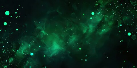 Obraz premium Green background with many small dots