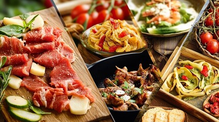 Natural food (various cuisines)