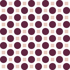 Circles Squares Geometric Pattern Modern Shapes Background