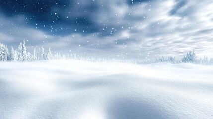 winter space of snow 