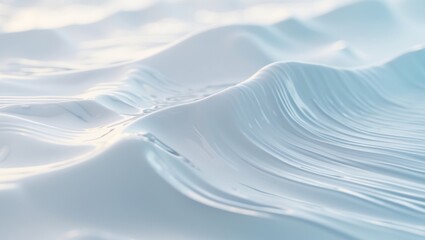 Obraz premium Tranquil water wave background for relaxation and design projects