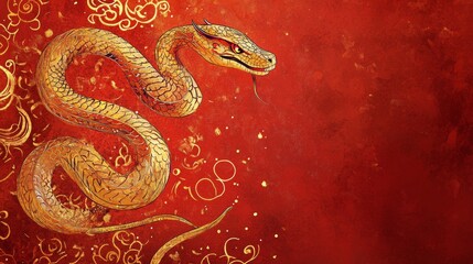 Obraz premium chinese new year vector design cards. 2025 year of the snake. lunar new year concept.
