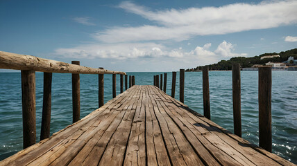 pier on the sea