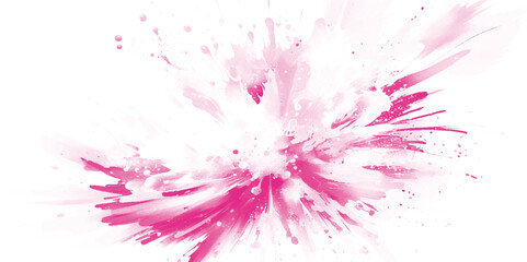 Vector stylish pink watercolor paint stains background.