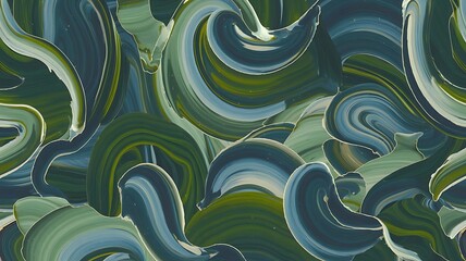 Abstract green and blue brushstrokes perfect for business design with modern flair
