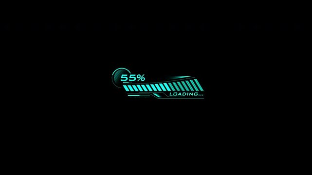 Colorful and Pastel Colored Loading Progress Bar Animation Background stock video stock video Downloading, Loading, Progress Bar, Animation - Moving Image, Retro Style 4K stock video