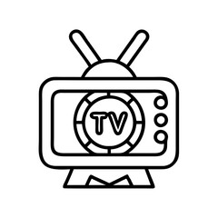 tv show marathon badge icon, tv show marathon badge line art - simple line art of tv show marathon badge, perfect for tv show marathon badge logos and icons and themed design