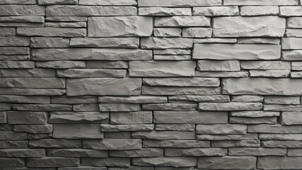 Fototapeta premium dark gray and light gray brick wall