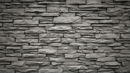 Fototapeta premium dark gray and light gray brick wall