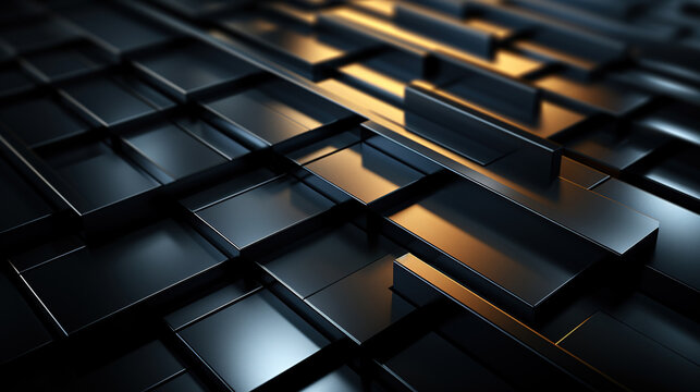 Colorful Abstract Background With Squares And Angled Lines