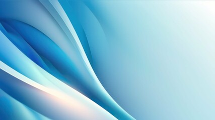 Fototapeta premium Stylish blue abstract background featuring smooth, flowing waves, perfect for modern design, digital art, or creative projects