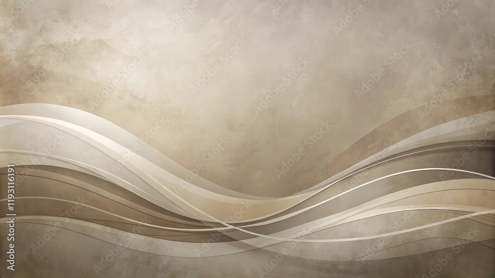 Poster elegant abstract background with subtle wave design and neutral tones