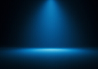 Blue gradient background grainy glowing blue light on dark backdrop
