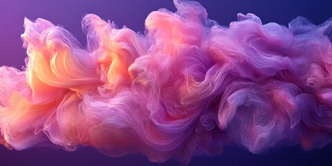 Obraz premium Pink purple abstract smoke cloud swirl. Background design