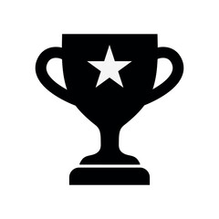 Award icon vector,  trophy cup, prize vector icon, winner prize icon vector in trendy flat style illustration isolated on white background.