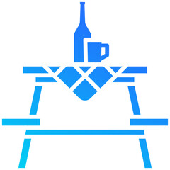 Fototapeta premium Bench icon