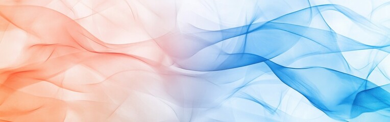 Fototapeta premium Abstract pencil strokes in pastel blue and peach create a dynamic backdrop offering depth and visual interest